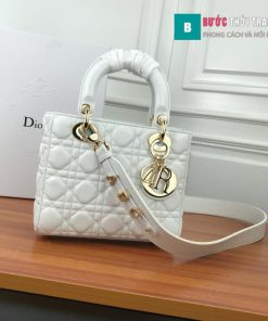 Túi Xách Dior Lady siêu cấp 20cm trắng