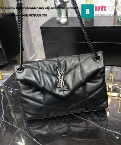 Túi YSL Loulou Puffer shoulder siêu cấp màu đỏ size 29cm - 577476 - Zalo 0979539750 (41)