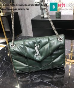 Túi YSL Loulou Puffer shoulder siêu cấp màu đỏ size 29cm - 577476 - Zalo 0979539750 (41)