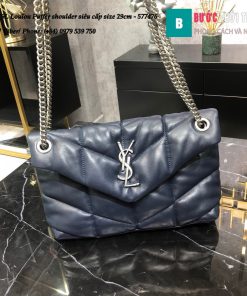 Túi YSL Loulou Puffer shoulder siêu cấp màu đỏ size 29cm - 577476 - Zalo 0979539750 (41)