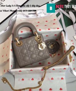 Túi Dior Lady 3 ô 17cm siêu cấp (1)