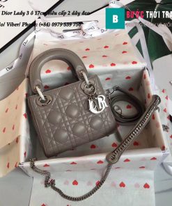Túi Dior Lady 3 ô 17cm siêu cấp (1)