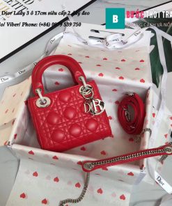 Túi Dior Lady 3 ô 17cm siêu cấp (1)