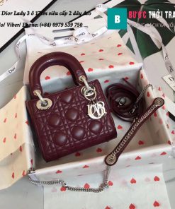 Túi Dior Lady 3 ô 17cm siêu cấp (1)