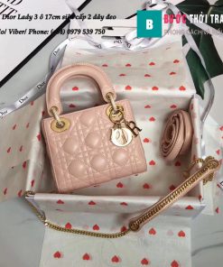 Túi Dior Lady 3 ô 17cm siêu cấp (1)
