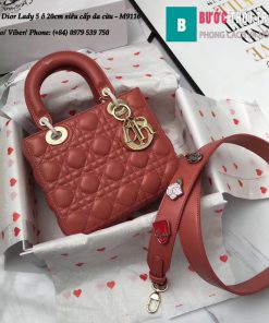 Túi Dior Lady 5 ô siêu cấp size 20cm da lambskin (1)