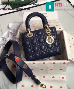 Túi Dior Lady 5 ô siêu cấp size 20cm da lambskin (1)