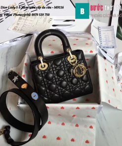 Túi Dior Lady 5 ô siêu cấp size 20cm da lambskin (1)