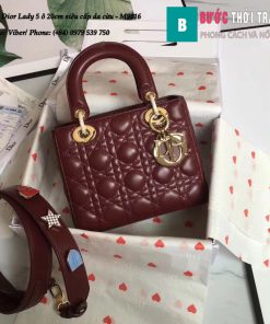Túi Dior Lady 5 ô siêu cấp size 20cm da lambskin (1)