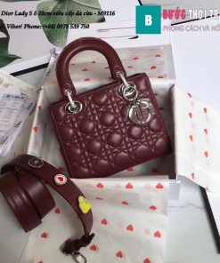 Túi Dior Lady 5 ô siêu cấp size 20cm da lambskin (1)