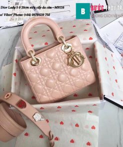 Túi Dior Lady 5 ô siêu cấp size 20cm da lambskin (1)