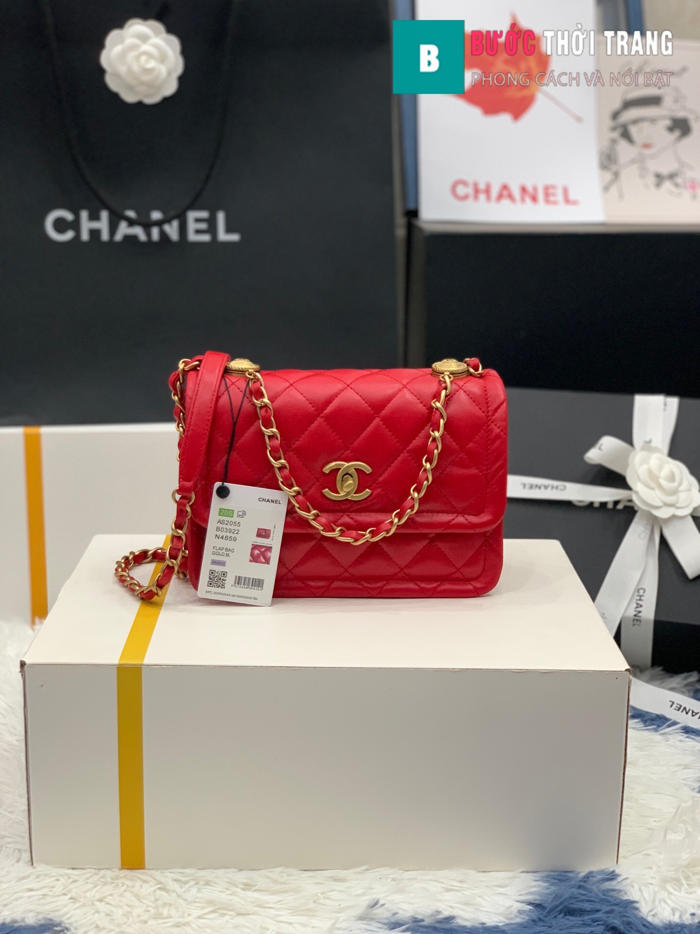 Túi xách Chanel Crossbody Bag siêu cấp màu đỏ size 22 cm – AS2055 – Túi  Xách Nữ, Túi Xách Đẹp, Túi Xách Giày Dép Nữ – Bước Thời Trang
