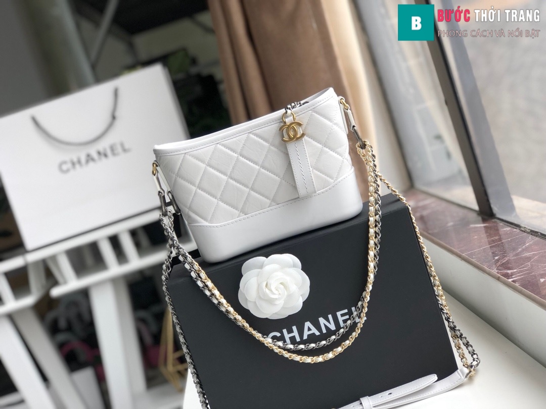 Authentic Chanel Pink Tweed Small Gabrielle Hobo Bag Luxury Bags   Wallets on Carousell