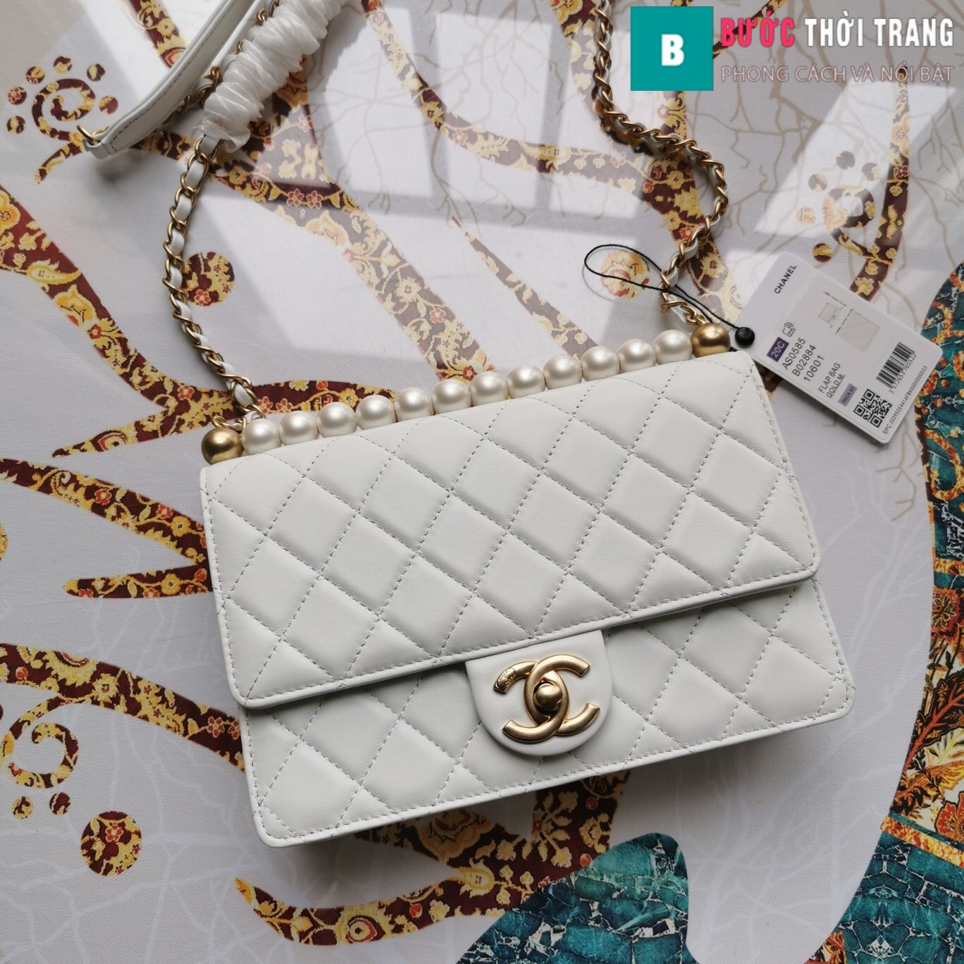 Túi xách Chanel Pearl chanin bag siêu cấp màu trắng size 21 cm – S0585 –  Túi Xách Nữ, Túi Xách Đẹp, Túi Xách Giày Dép Nữ – Bước Thời Trang