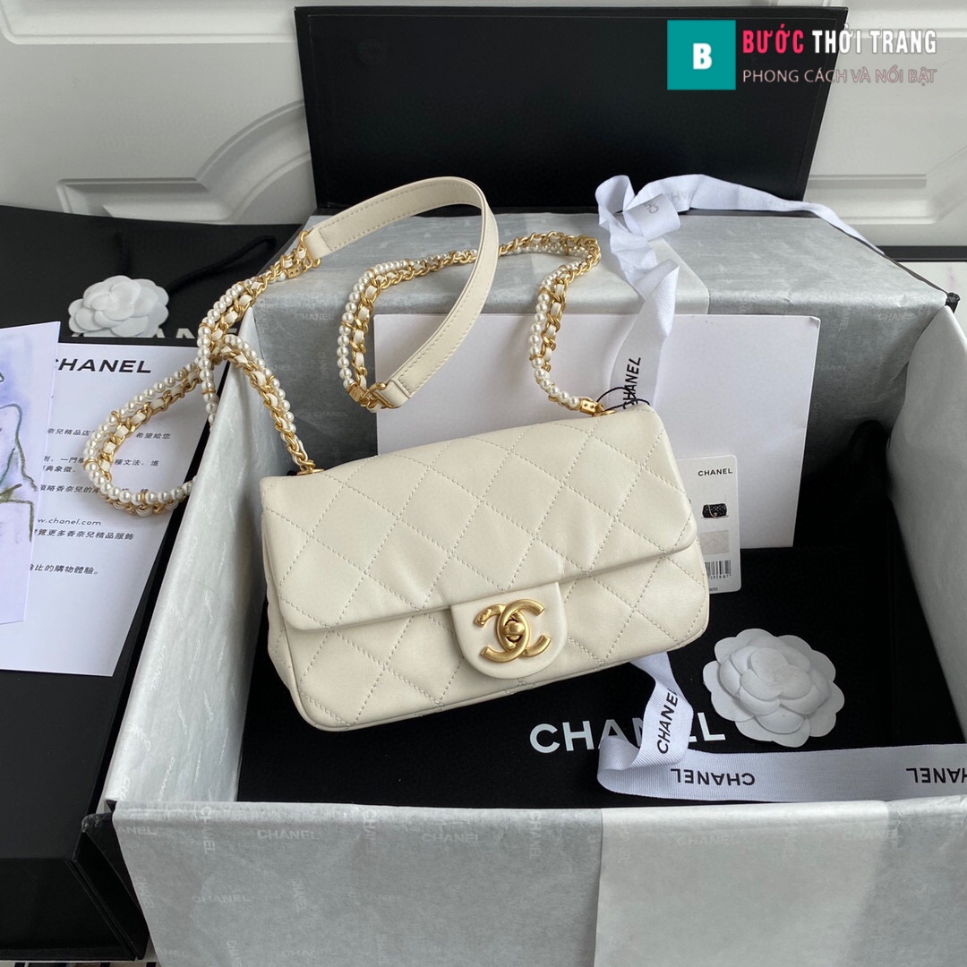 Túi xách Chanel Flap Shoulder Bag siêu cấp màu trắng size 21 cm – AS2210 –  Túi Xách Nữ, Túi Xách Đẹp, Túi Xách Giày Dép Nữ – Bước Thời Trang