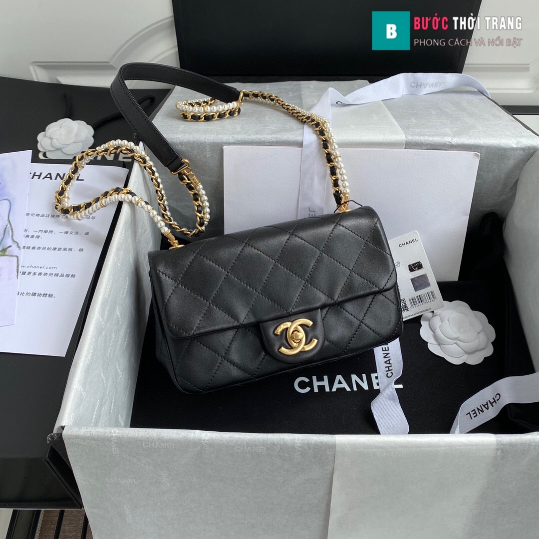 Túi xách Chanel mini xích hạt ngọc siêu cấp  Loan Ruby Store