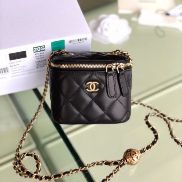 Túi xách Chanel Small vanity bag with strap (52)