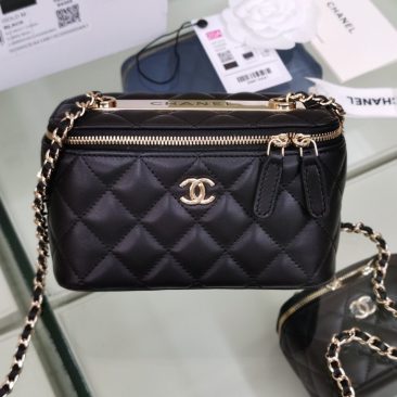 Túi xách Chanel Vanity bag with strap siêu cấp (1)