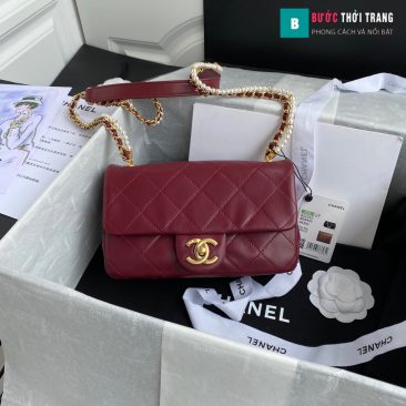 Túi xách Chanel flap shoulder bag siêu cấp size 21 cm - AS2210 (10)