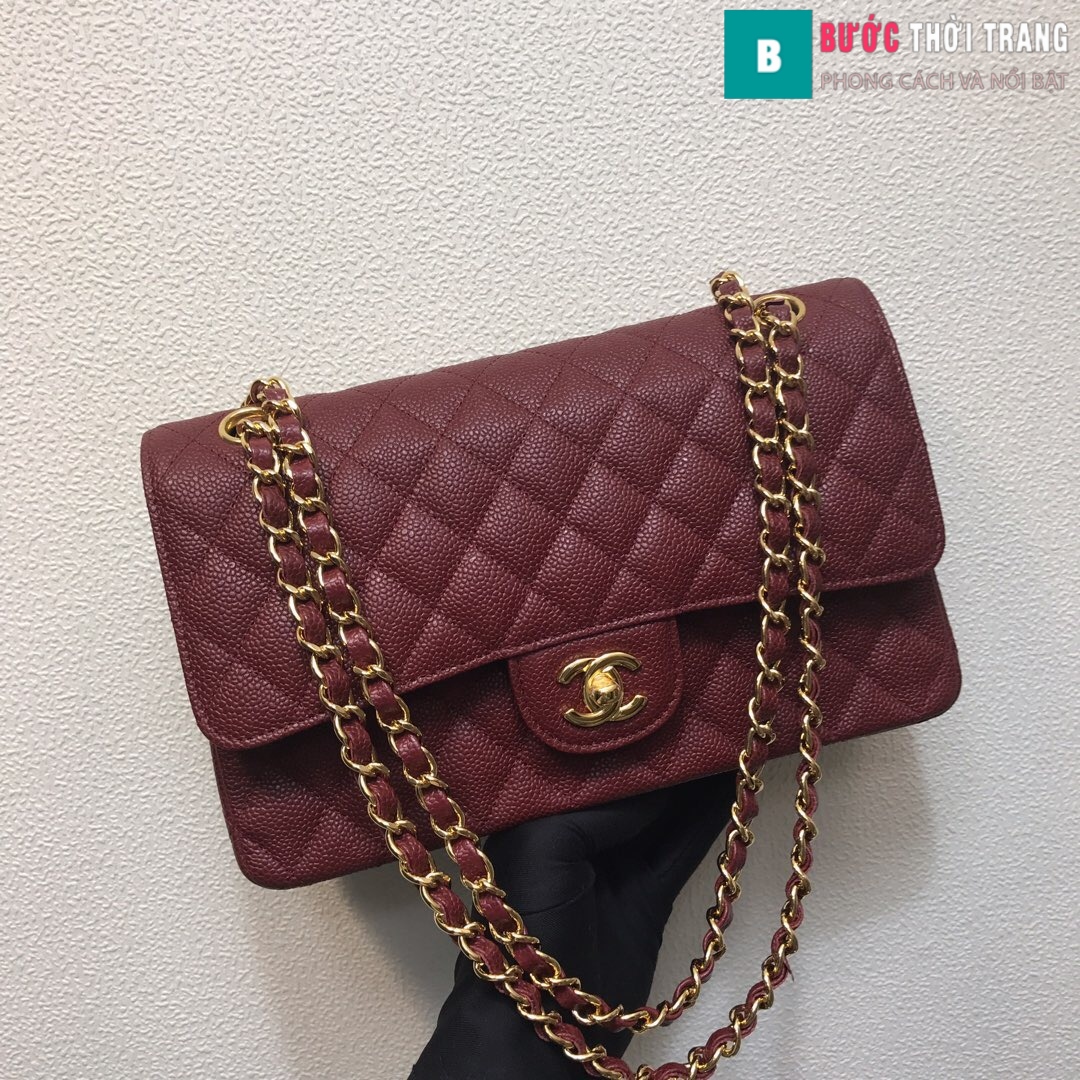 Túi xách Chanel Bag siêu cấp nắp gập mini da cừu màu đỏ size 17 cm  1786   Túi xách cao cấp những mẫu túi siêu cấp like authentic cực đẹp