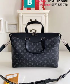 Túi Louis Vuitton Briefcase Explorer Monogram siêu cấp màu đen size 39 cm - M40566