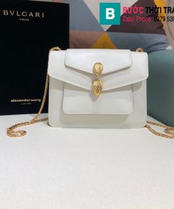 Túi xách Bvlgari Alexander Wang siêu cấp da bê màu trắng size 20 cm