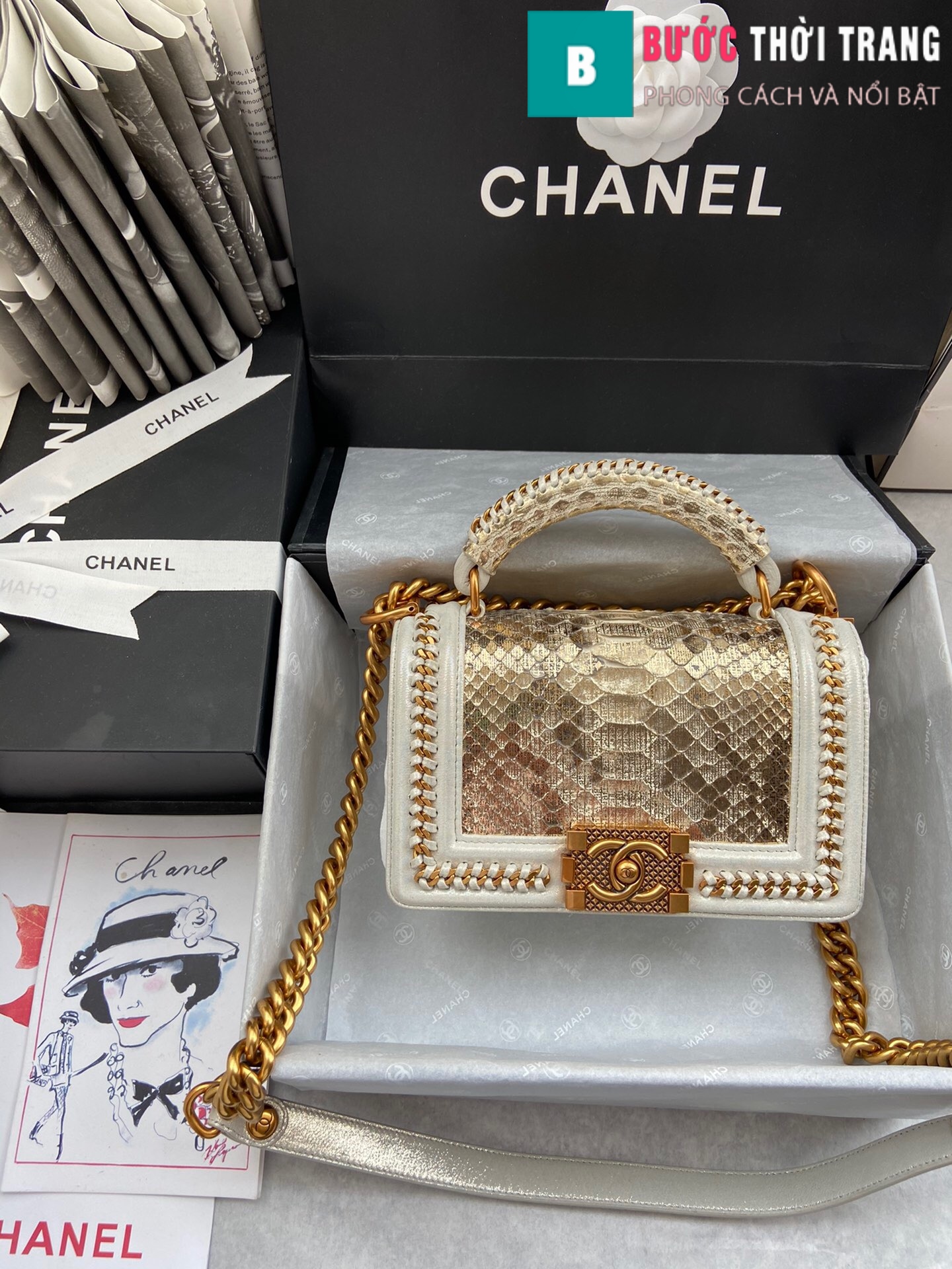 Túi xách Chanel boy siêu cấp – 94805 (10)