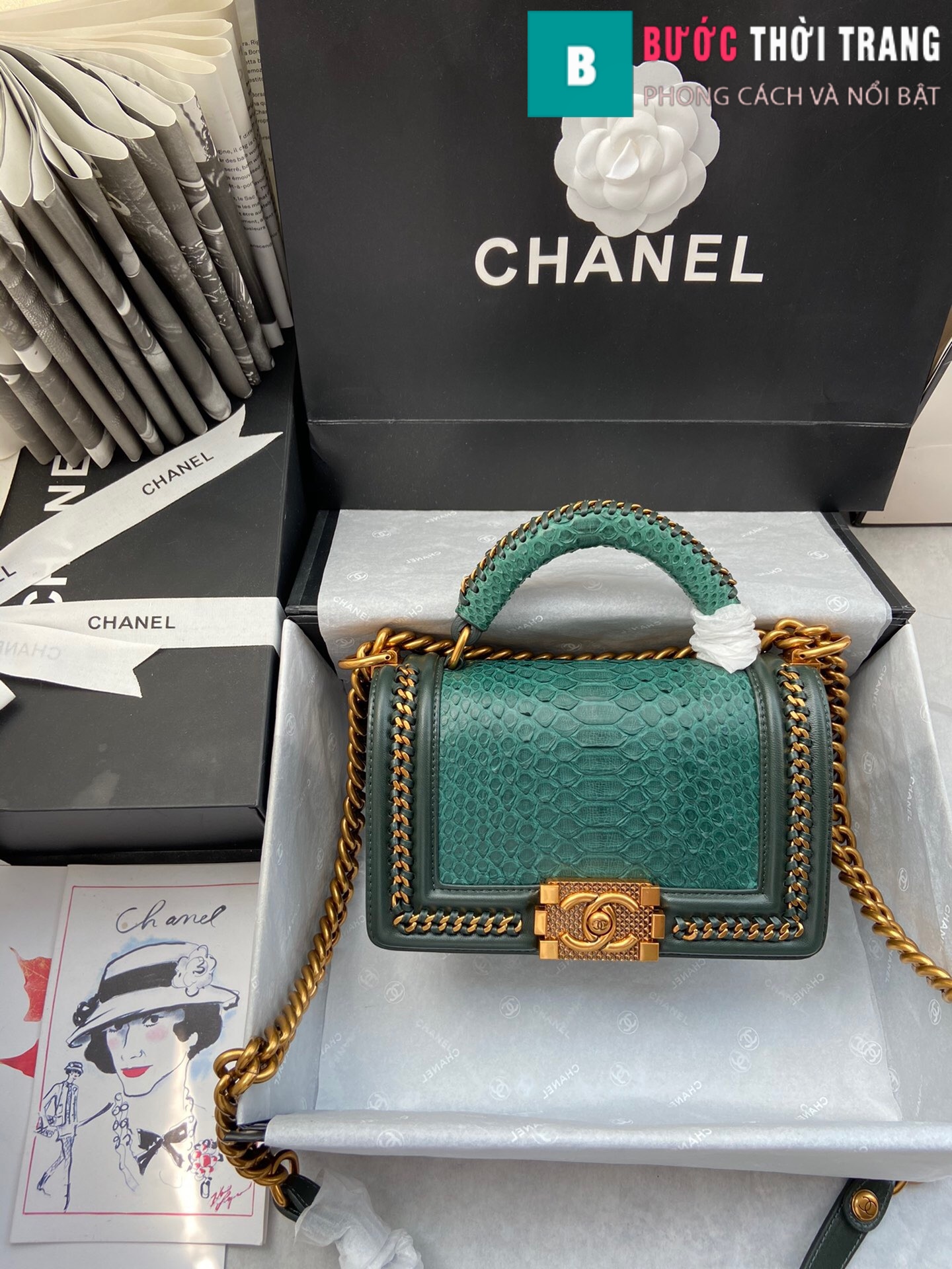 Túi xách Chanel boy siêu cấp – 94805 (37)