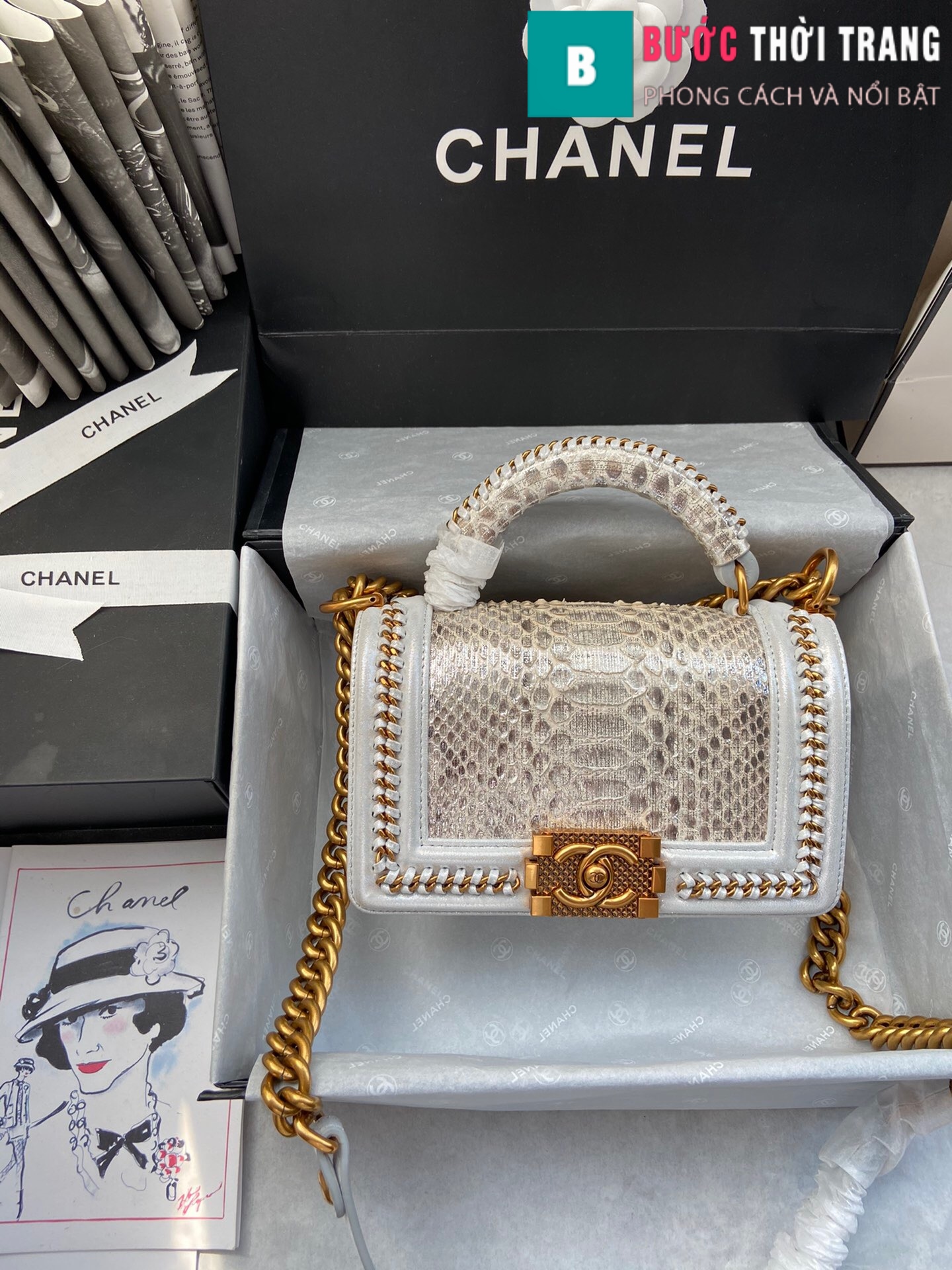 Túi xách Chanel boy siêu cấp – 94805 (82)