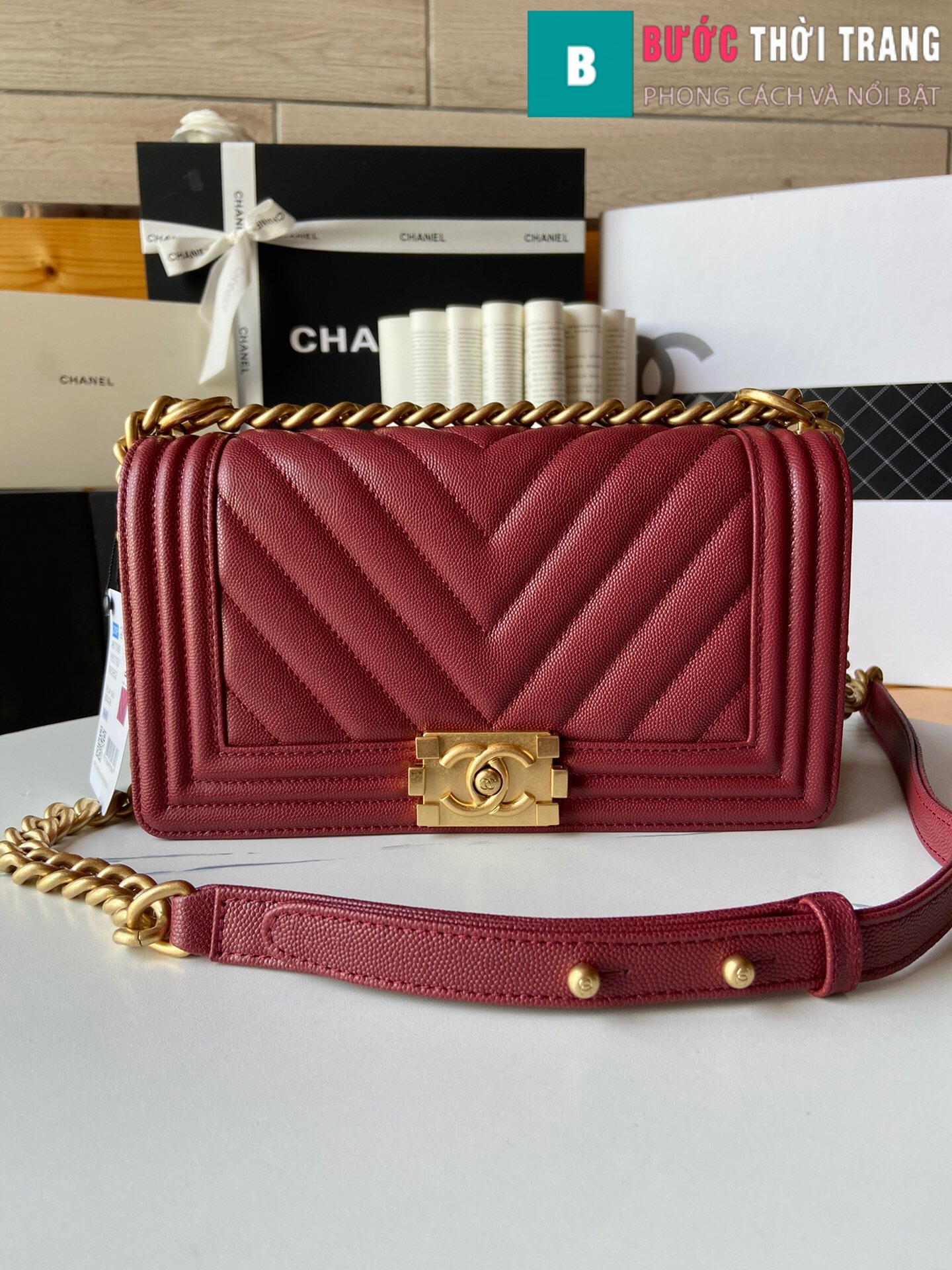 Túi xách Chanel boy siêu cấp – A67086 (24)