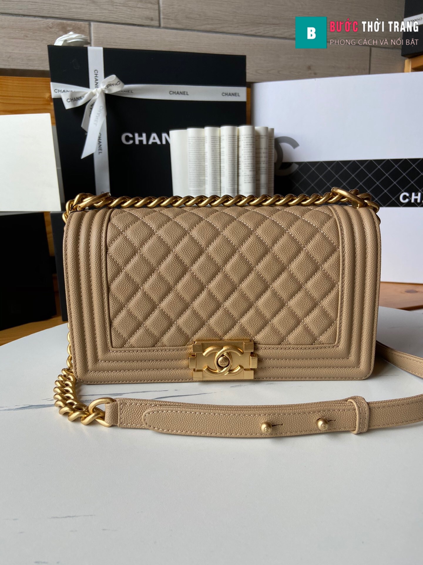Túi xách Chanel boy siêu cấp – A67086 (28)