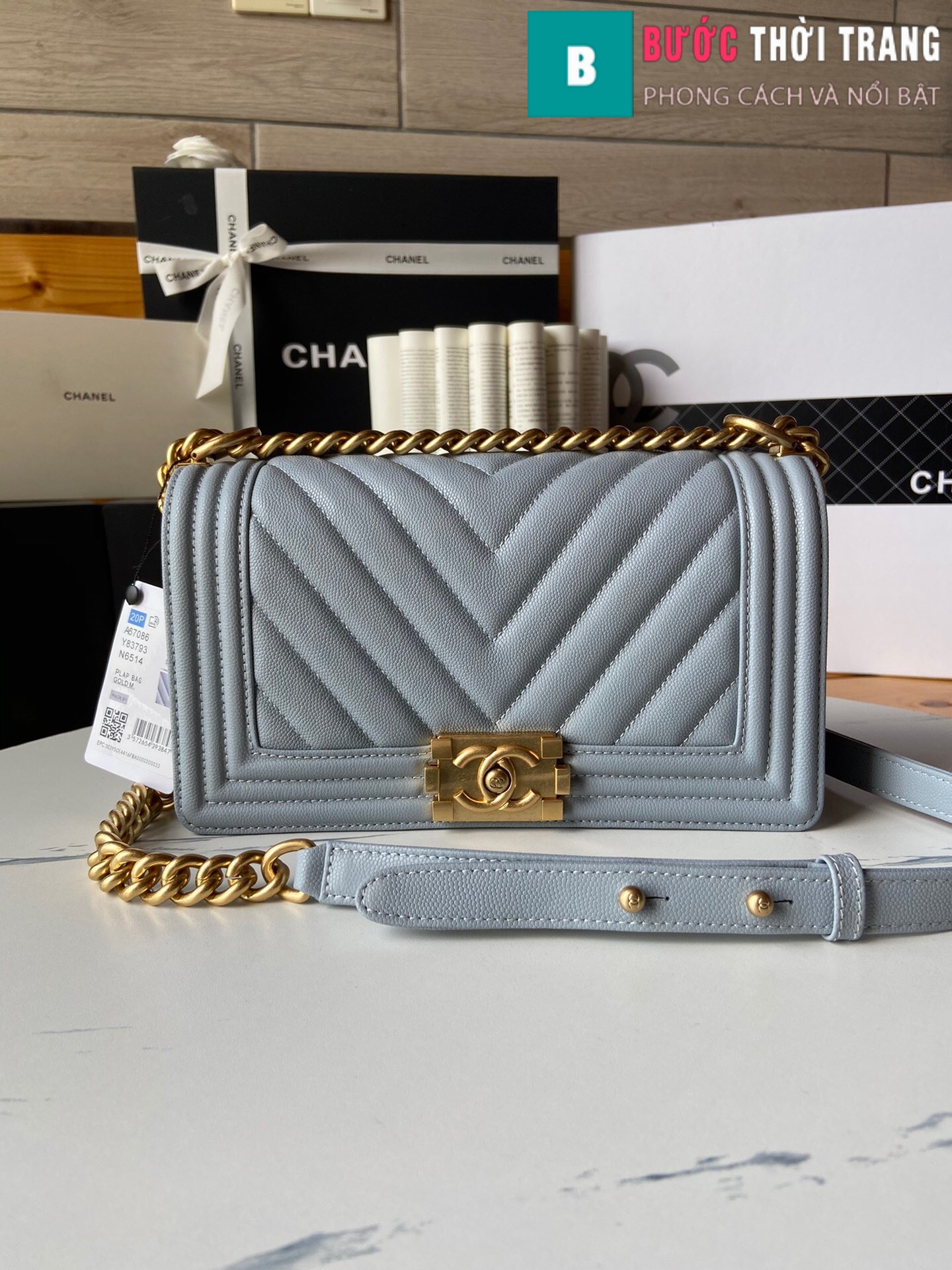 Túi xách Chanel boy siêu cấp – A67086 (33)