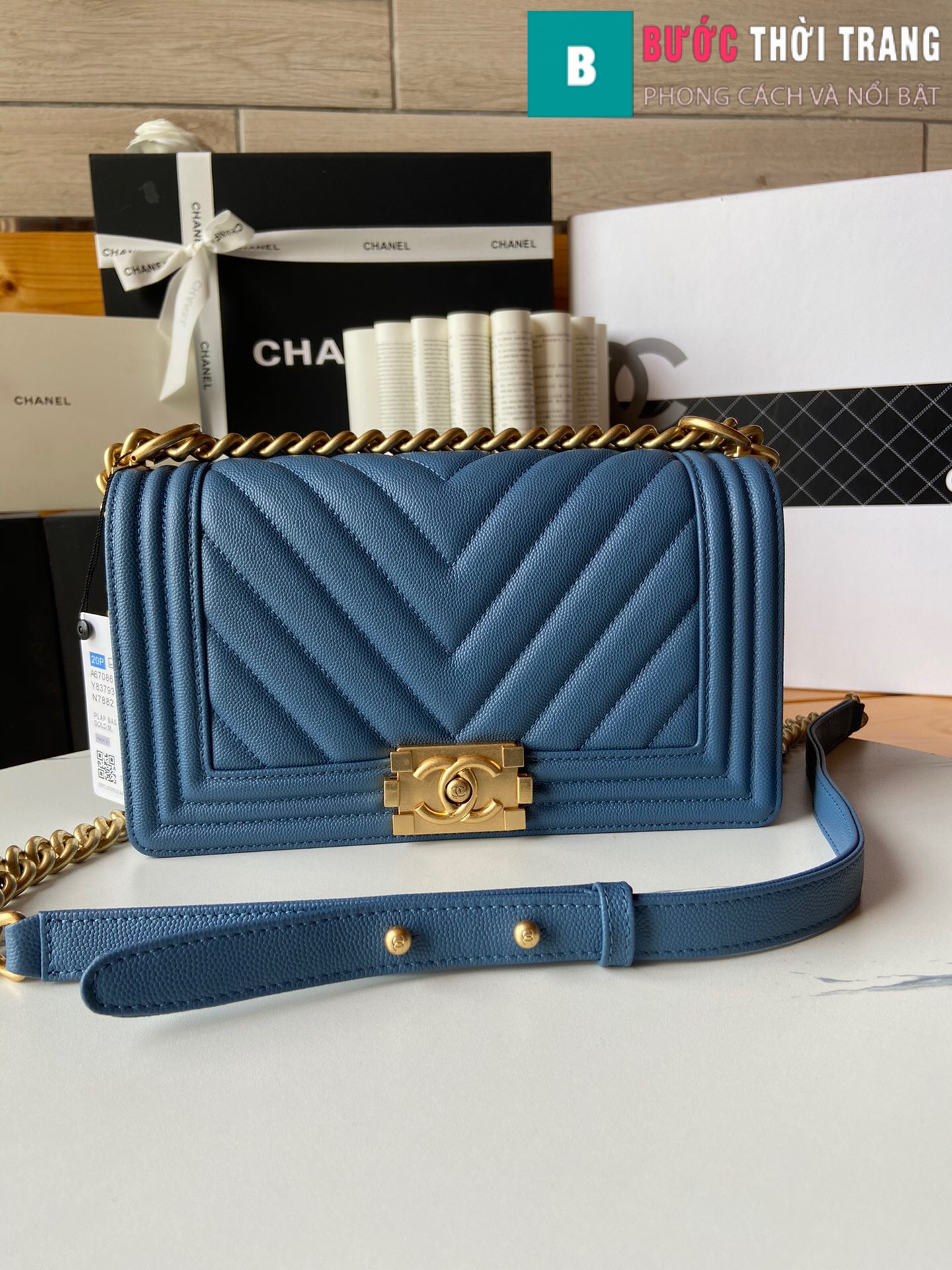 Túi xách Chanel boy siêu cấp – A67086 (39)