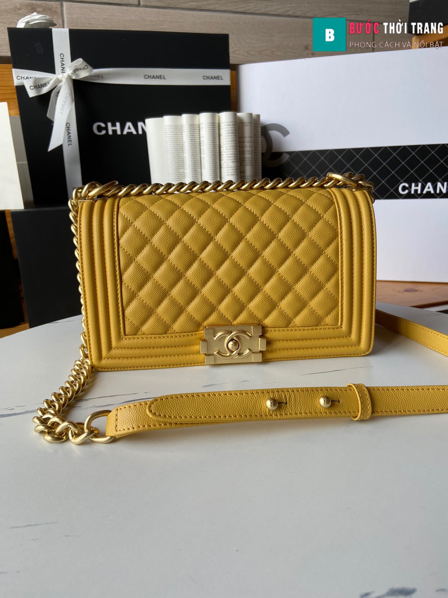Túi xách Chanel boy siêu cấp – A67086 (55)