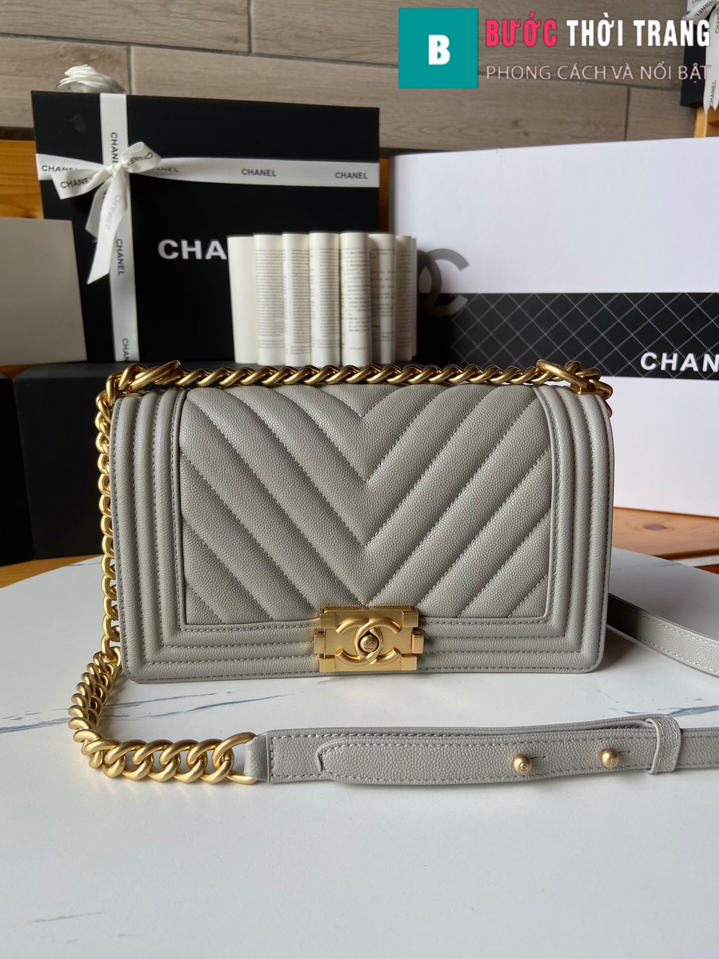 Túi xách Chanel boy siêu cấp – A67086 (63)