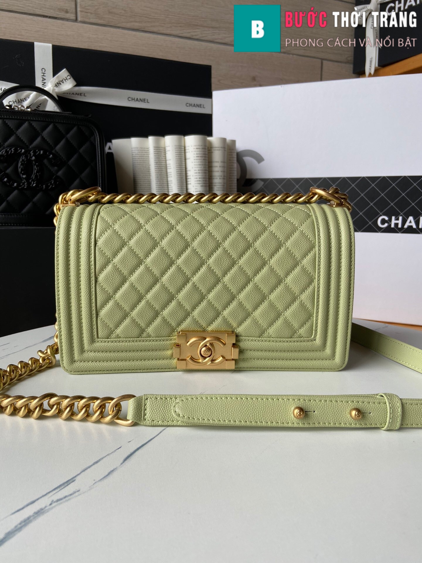 Túi xách Chanel boy siêu cấp – A67086 (78)