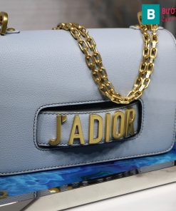 Túi xách Dior J'adior siêu cấp da xước màu xanh size 25cm
