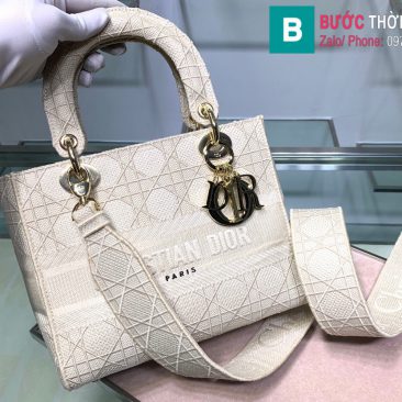 Túi xách Dior lady vải siêu cấp (1)