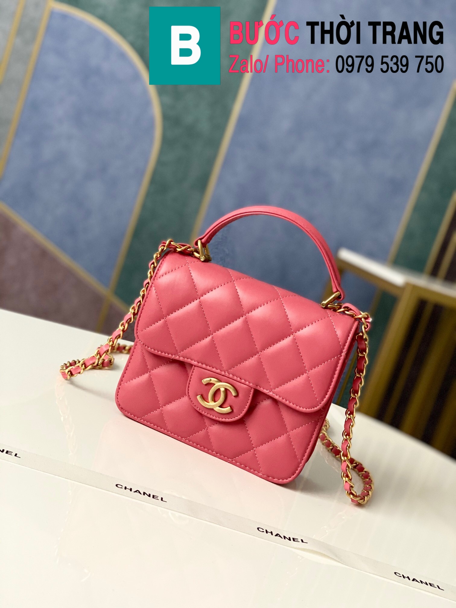 Lịch sử giá Túi Chanel màu loang màu hồng Fullbox cập nhật 62023  BeeCost