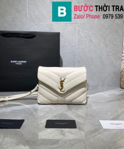 Túi xách YSL Saint Laurent LouLou bag siêu cấp màu trắng size 20cm - 467072