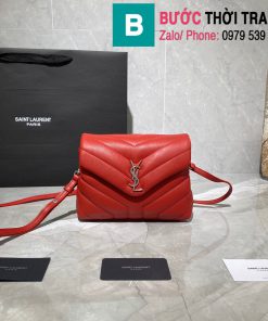 Túi xách YSL Saint Laurent LouLou bag siêu cấp màu đỏ size 20cm - 467072