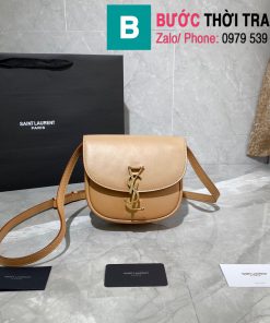 Túi xách YSL Saint Laurernt Kaia Small siêu cấp da bê màu nude size 18cm - 619740