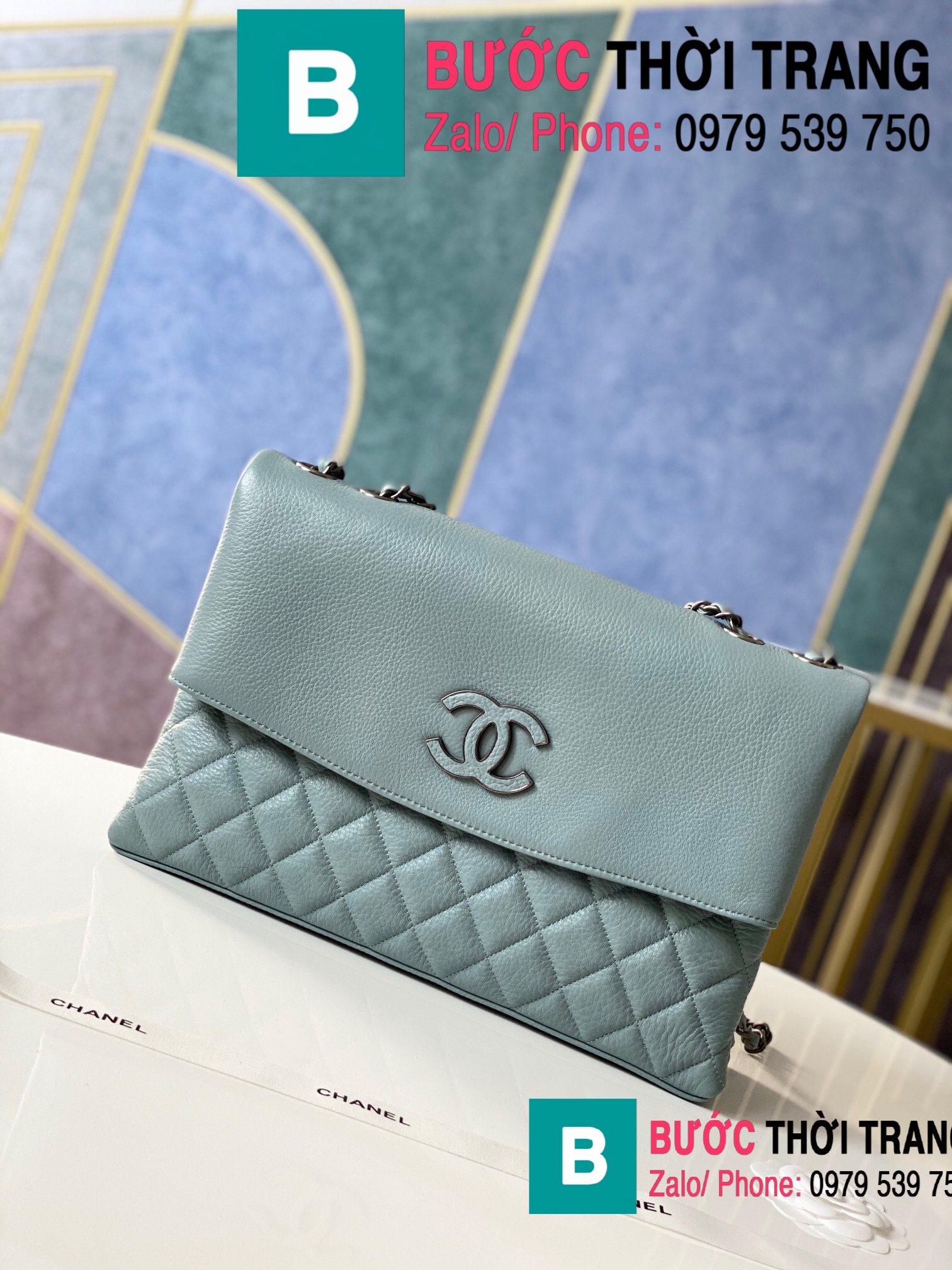 Túi đeo chéo Chanel Bag siêu cấp da cừu màu xanh size 32cm – 7095 – Túi  Xách Nữ, Túi Xách Đẹp, Túi Xách Giày Dép Nữ – Bước Thời Trang