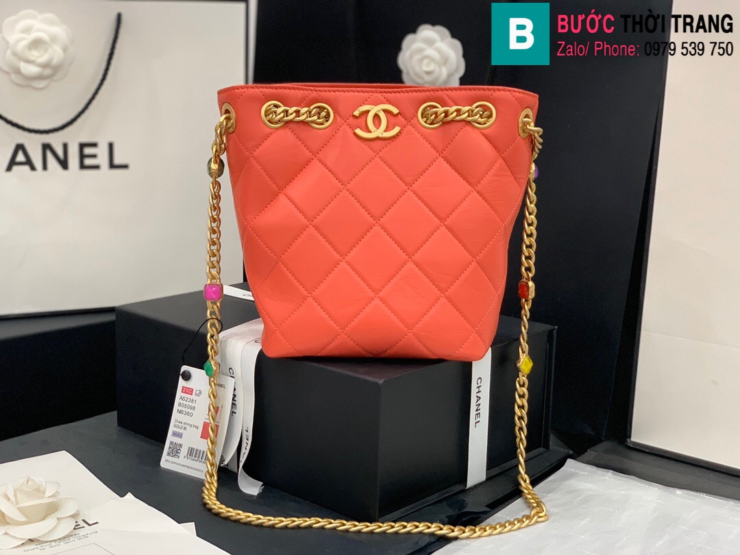 Chanel Mini Orange  Designer WishBags