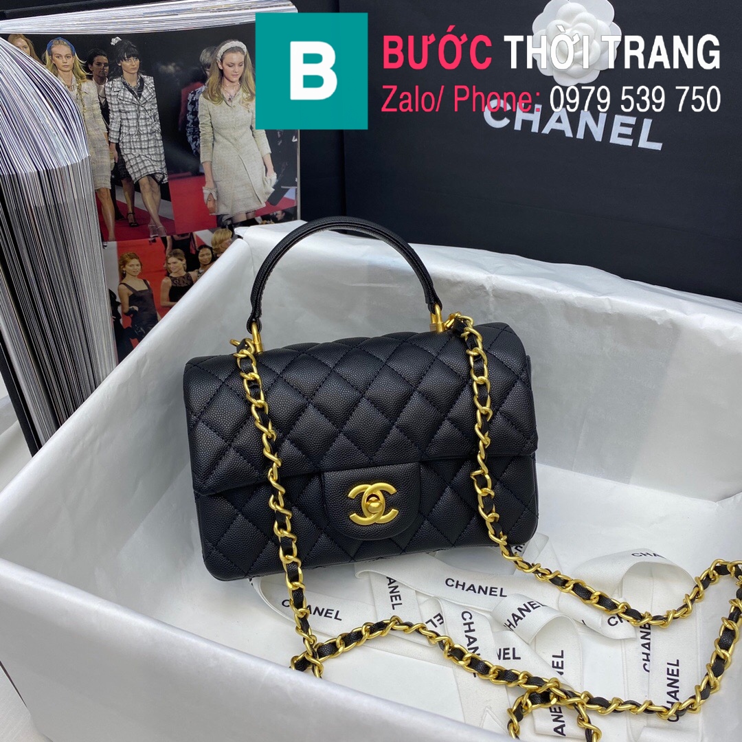 Túi xách Chanel Flap Bag siêu cấp da bê hạt màu đen size 20cm – AS2431 –  Túi Xách Nữ, Túi Xách Đẹp, Túi Xách Giày Dép Nữ – Bước Thời Trang