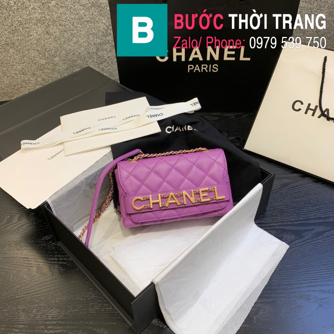 Túi xách Chanel Logo Small Flap Bag (1)