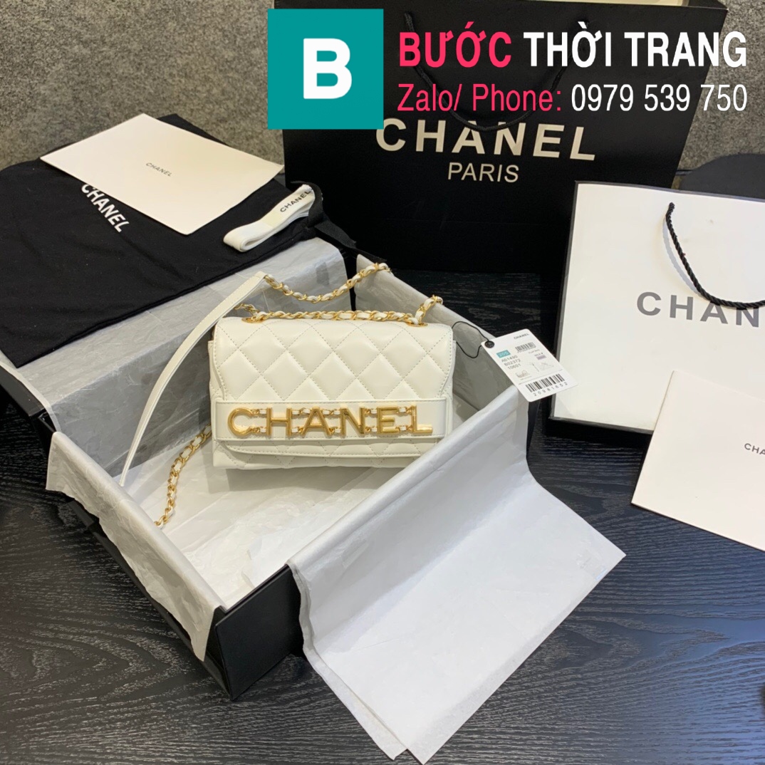 Túi xách Chanel Logo Small Flap Bag (19)