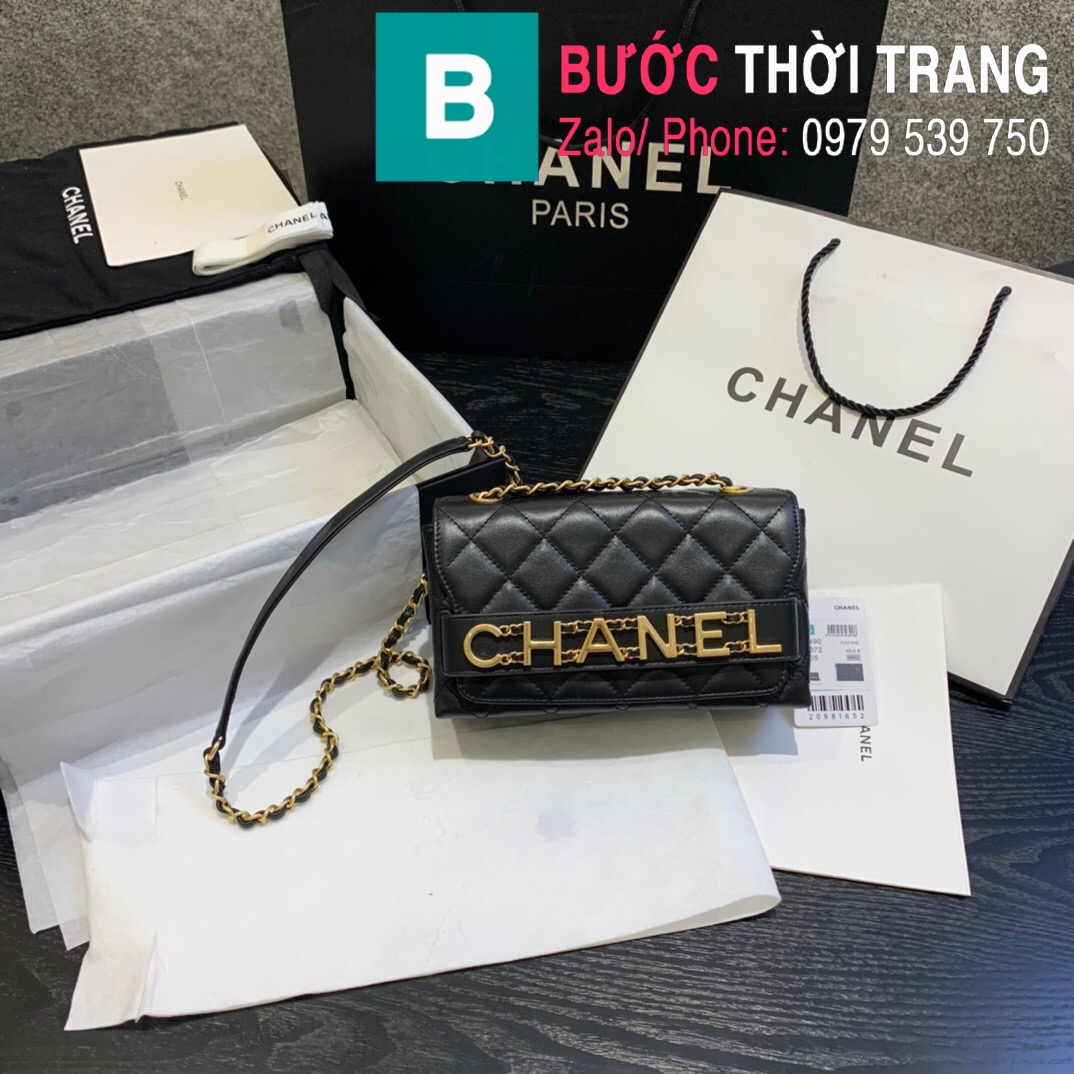 Túi xách Chanel Logo Small Flap Bag (28)