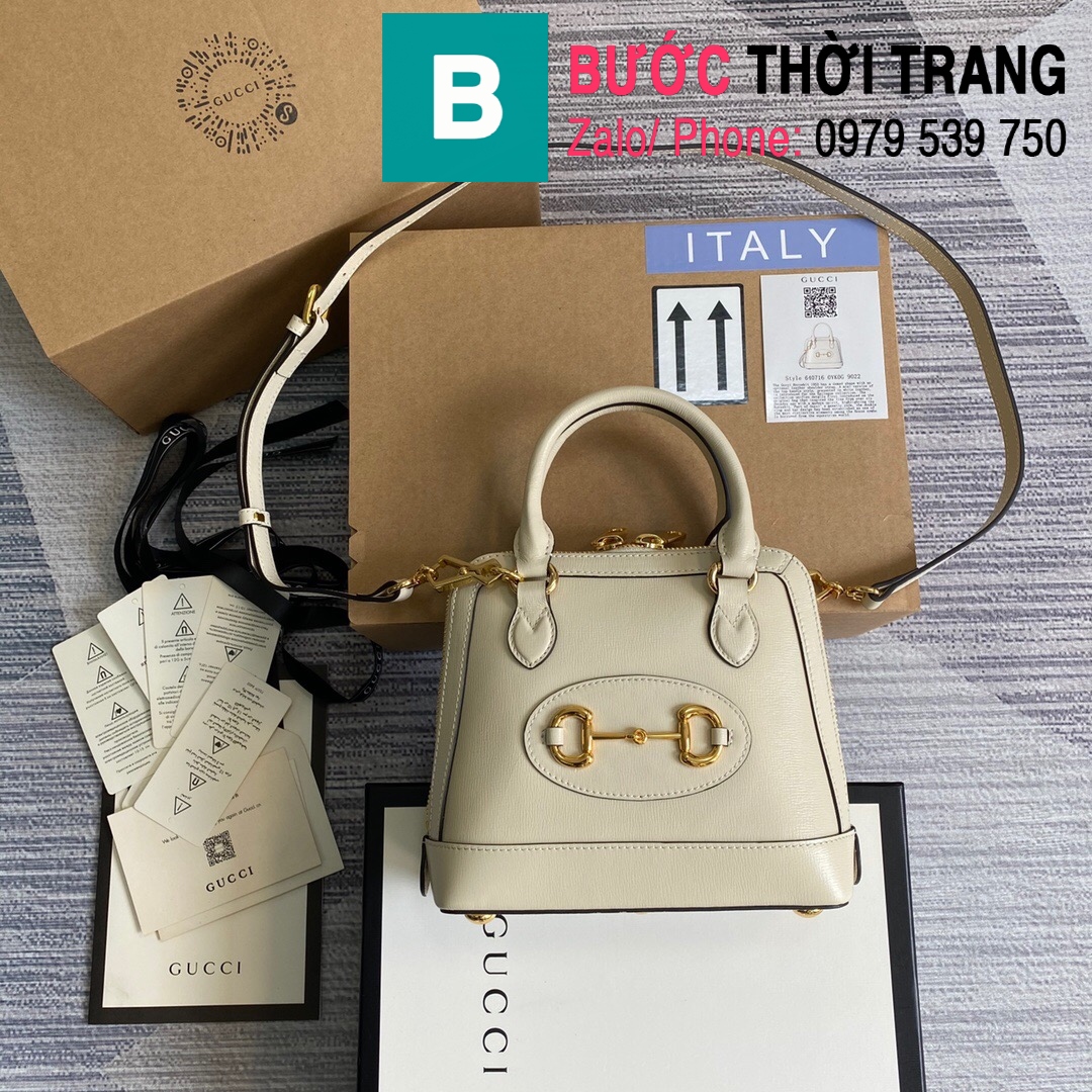 Túi xách Gucci Hosebit 1955 mini top handle bag (19)