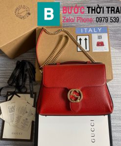 Túi xách Gucci Interlocking Leather Chain Crossbody Bag (1)